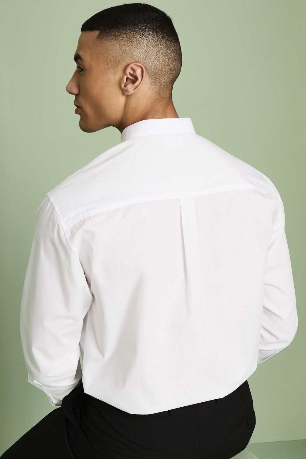 Men's Mandarin Collar Shirt - Simon Jersey